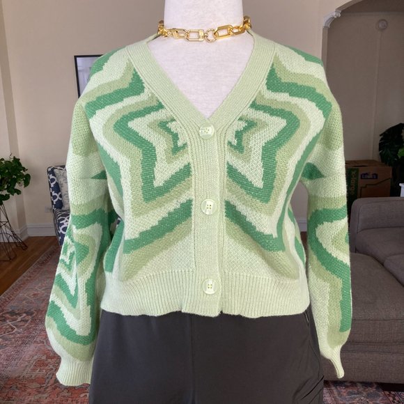 green star cardigan